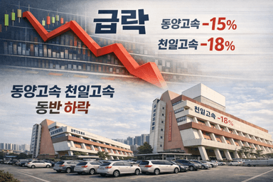 '9연상'은 옛말···천일고속·동양고속, 2거래일째 동반 급락[이런국장 저런주식]