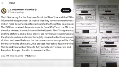 미 법무부 "엡스타인 관련 문건 100만건 추가"