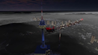 산타, 성탄 전야에 한반도 다녀가…곳곳 선물 보따리