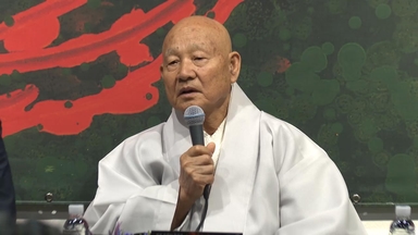 조계종 종정 "눈보라 쳐도 초목은 봄소식 준비"