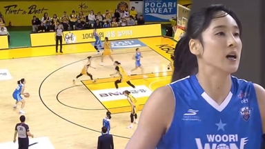 '김단비 역전포' 우리은행, KB에 2점차 신승