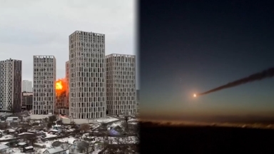 러, 젤렌스키 미국행 직전 대규모 공습…우크라도 드론 반격