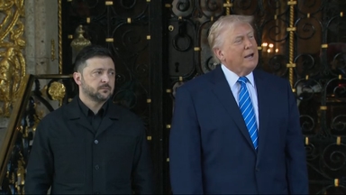 젤렌스키 만난 트럼프 "협상 최종단계…강력한 안전보장 담길 것"