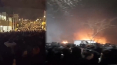 이란 시위 강경 진압 중 적신월사 직원 숨져