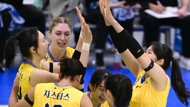 현대건설, 정관장 잡고 3연패 탈출…선두 추격 재시동