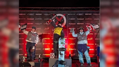 최가온, 스노보드 월드컵 시즌 3번째 우승 "올림픽 자신감"