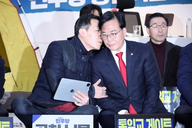 [영상] 김민수 “이재명 재판은 속개되어야... 국민은 차별없는 정의를 원한다”