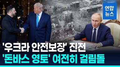 [영상] 트럼프 "종전안 큰 진전"…영토 문제는 여전히 난제