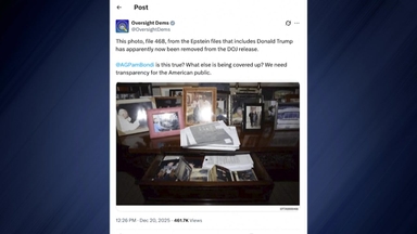 엡스타인 파일 트럼프 사진 삭제 논란...민주당 탄핵 경고