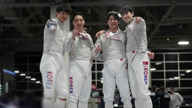 펜싱 남자 사브르 대표팀, 월드컵 단체전 우승...오상욱 2관왕