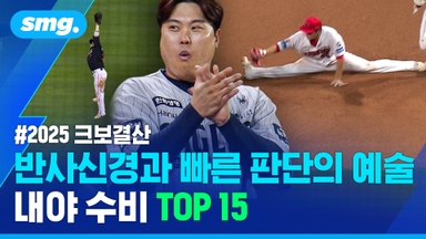 동물적 반사신경과 빠른 판단! 내야(수) 수비 TOP15 [스머 크보결산③]