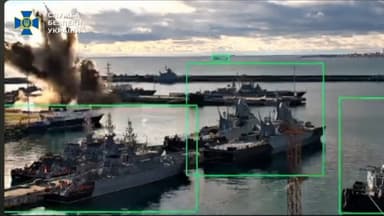 우크라 "수중드론으로 러 잠수함 첫 타격, 무력화"…러는 "아니다"