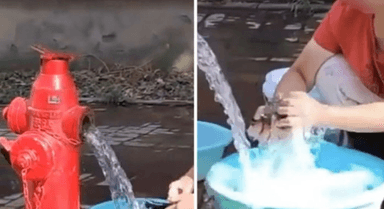 "소화전 물 틀어놓고 빨래 '벅벅'" 中서 퍼지는 '소화전 오용'···"마시는 것도 위험"