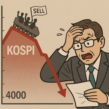 롤러코스터 코스피···외국인 매도 폭 키우자 하루 만에 추락[선데이 머니카페]