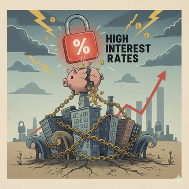 재정확대에 금리상승 우려···기업 70% "2.5%도 부담"[본지 1000대 기업 설문]