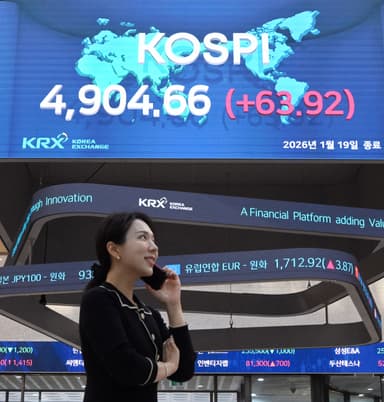 5000까지 100포인트도 안남았다···코스피 4900선 돌파