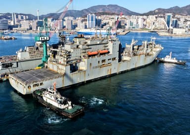 HJ중공업, 美 해군 함정 MRO 사업 참여 자격 획득