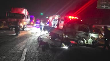 신호 위반으로 화물차 충돌…1명 사망·1명 중상