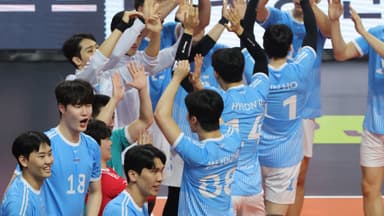 대한항공, 연고 이전 OK저축은행 첫 부산 홈경기에 '찬물'