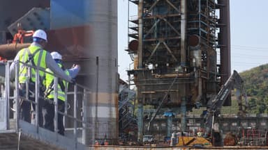 4·6호기 발파 준비 본격화…매몰자 수색 일시 중단