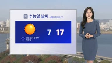 [날씨] 예년보다 온화한 수능일…서쪽 중심 공기 탁해