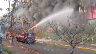 이랜드패션, 물류센터 화재에 "상품 출고 지연"