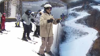 새하얀 눈밭 위 질주…강원 스키장 본격 개장