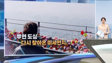 [현장한컷] 뿌연 도심… 다시 찾아온 미세먼지