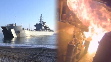 4년 더 운용할 수 있었던 해군 상륙함, 화재로 '퇴역' 불가피