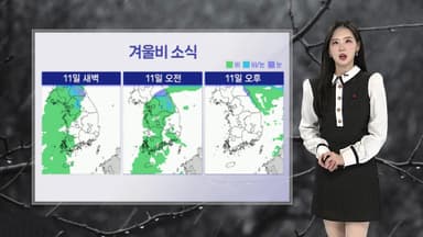 [날씨] 내일 전국 겨울비 소식…동해안 강한 눈