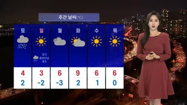 [날씨] 동해안 최대 10㎝ 대설…중부·호남 한파주의보