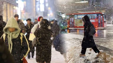 추위 풀리지만 중부 비·눈…도로 살얼음 주의