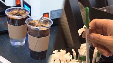 카페서 일회용 컵 값 별도…빨대는 요청할 때만