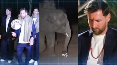 [오늘의영상] 인도에 간 메시…'인도에 가면 인도 법대로'