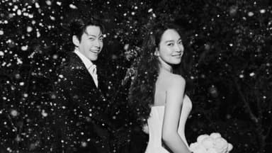 배우 김우빈·신민아 백년가약…소외계층에 3억 원 기부