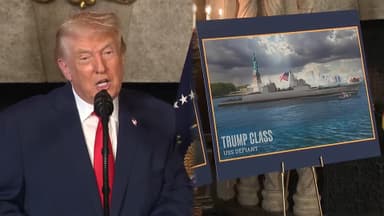 트럼프, '황금함대' 구상 발표…"새 호위함 한화와 협력"