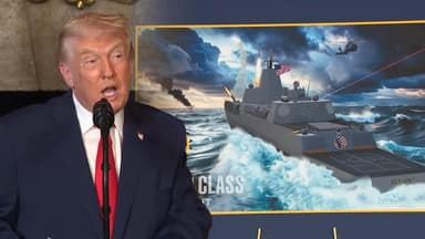 트럼프 '황금함대' 구상 발표…"한화, 프리깃함 건조"