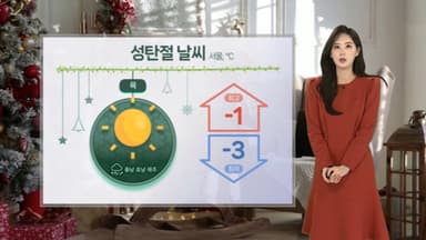 [날씨] 미끄럼 사고 유의…성탄절, 영하권 추위