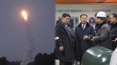 北 신형 대공 미사일 발사…김정은, 핵잠 건조 지도