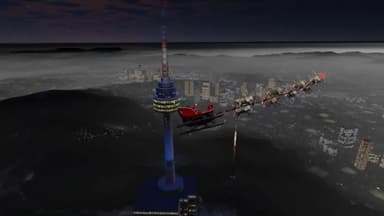 산타, 성탄 전야에 한반도 다녀가…곳곳 선물 보따리