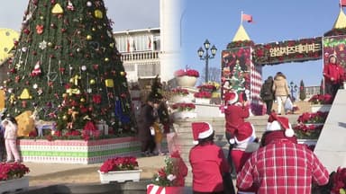 산타와 만난 '치즈 마을'…전북 임실 산타 축제