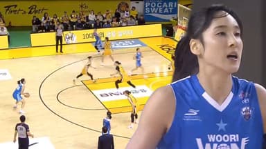 '김단비 역전포' 우리은행, KB에 2점차 신승