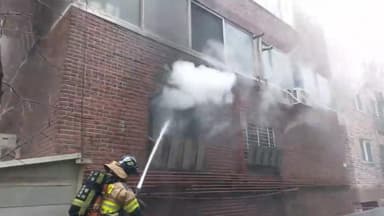 강동구 다세대주택 화재로 7명 부상…방화 추정