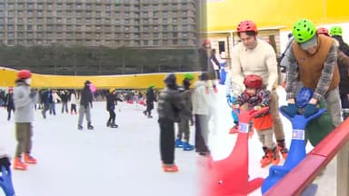 빙판 위를 씽씽…서울광장에서 스케이트 즐겨요