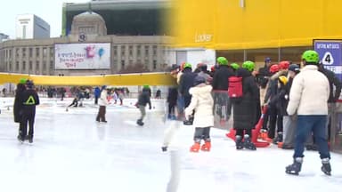 남녀노소 모두 즐기는 스케이트…서울광장 북적