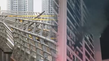 교각 옆 보행로 붕괴 사고…아파트 화재로 형제 참변