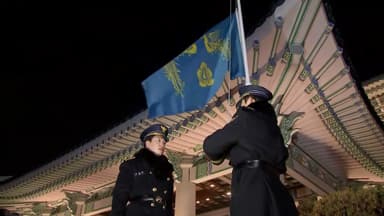 다시 봉황기 솟은 청와대…이 대통령, 여민관 첫 출근