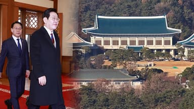 다시 청와대 시대…이 대통령, 청와대 첫 출근