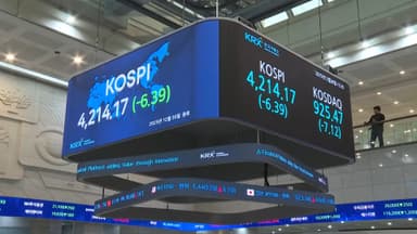 코스피 4,210선으로 올해 폐장…환율 1,439원 마감