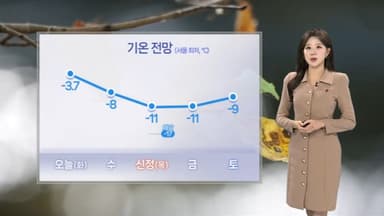 [날씨] 기온 내림세, 연말 연시 강추위…서해안·제주 눈